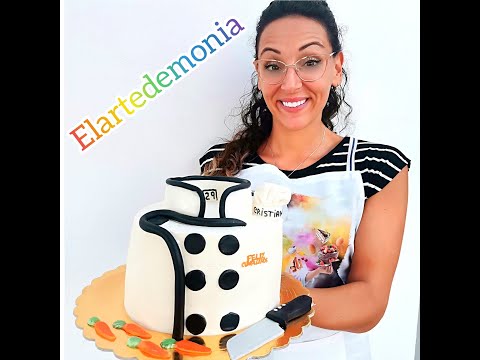 👔CÓMO HACÉR CUELLO DE CAMISA👔FONDANT. HOW TO MAKE SHIRT COLLAR CAKE MONIA BASILE. ELARTEDEMONIA