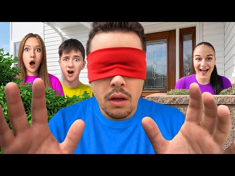 IGRAMO SKRIVAČA SA POVEZOM PREKO OČIJU