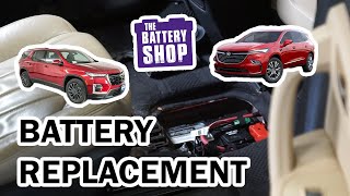 Chevrolet Traverse and Buick Enclave (2007-present) - New Battery Install