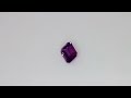 Violetish pink Sapphire, octagonal cut, no heated, 1.35 ct Video 1