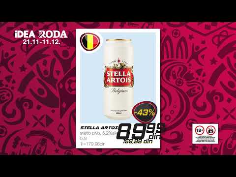 IDEA i RODA | Najbolja ponuda piva 21.11-11.12.2022.