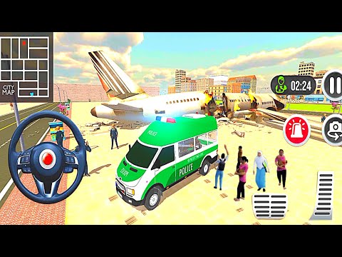 US Police Ambulance Rescue Driving Simulator 2022 – Ambulance Rescue Games – Android IOS Gameplay