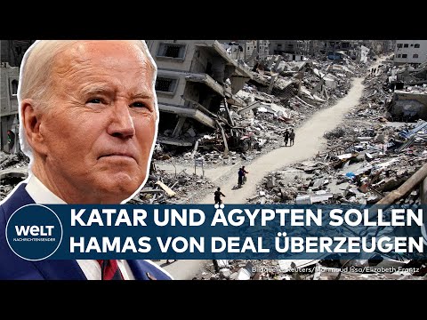 KRIEG IN GAZA: Joe Biden mischt sich persönlich ein! Katar und Ägypten sollen Hamas zu Deal bewegen