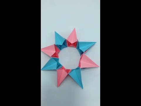 How To Make a Paper MOVING FLEXAGON - Fun & Easy Origami