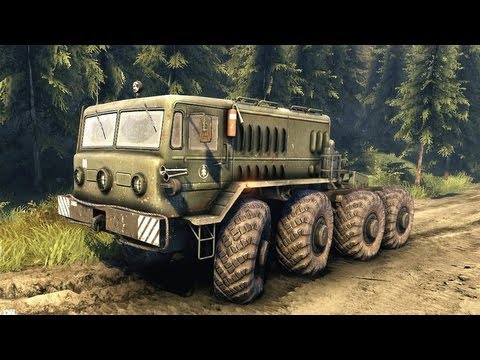 Spin Tires 2013 Demo - Driving the MAZ 535 Truck