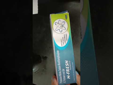 Medicated potassium nitrate sodium monoflourophoshate triclo...