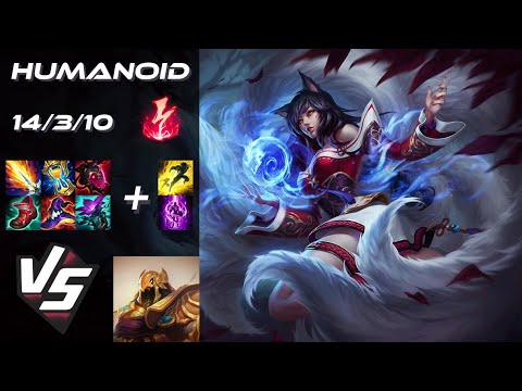 Fnatic Humanoid MID Ahri vs Azir - EU Challenger