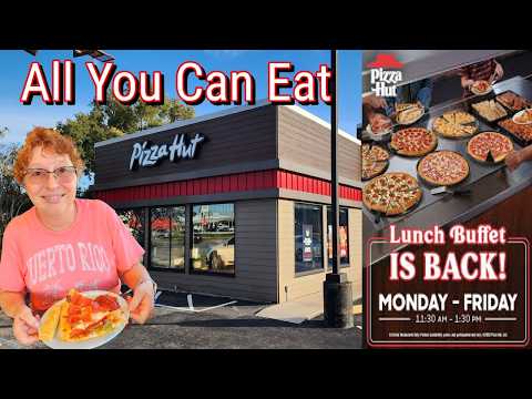 ALL YOU CAN EAT BUFFET IS BACK 🍕Pizza Hut