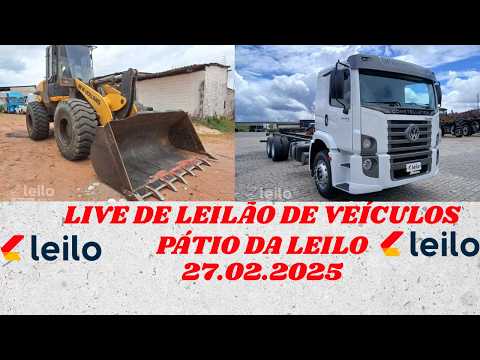 LIVE DE LEILÃO  NO PÁTIO DA LEILO DIA 27.02.2026