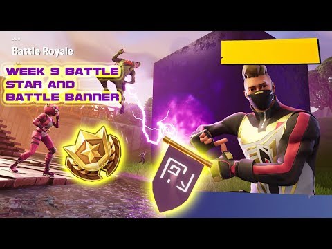 Week 9 free tier and battle pass locations! + secret banner!