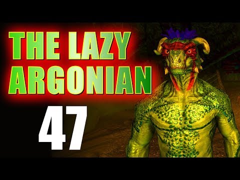 Skyrim Walkthrough of THE LAZY ARGONIAN Part 47: The Sanguine Rose (Dremora Lord Staff!)