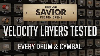 Video thumbnail for DRUMFORGE SAVIOR: Testing Velocity Layers for Every Drum & Cymbal by James Zhan