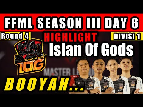 IOG BOOYAH FFML SEASON 3 DAY 6 ROUND 4 DIVISI 1
