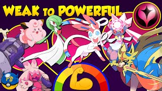Every FAIRY-Type Pokémon: Weak to Powerful 🧚
