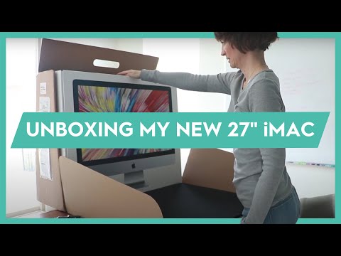 I’M FINALLY UPGRADING! Unboxing the New iMac 27 inch 2020 (2021?) + Customization