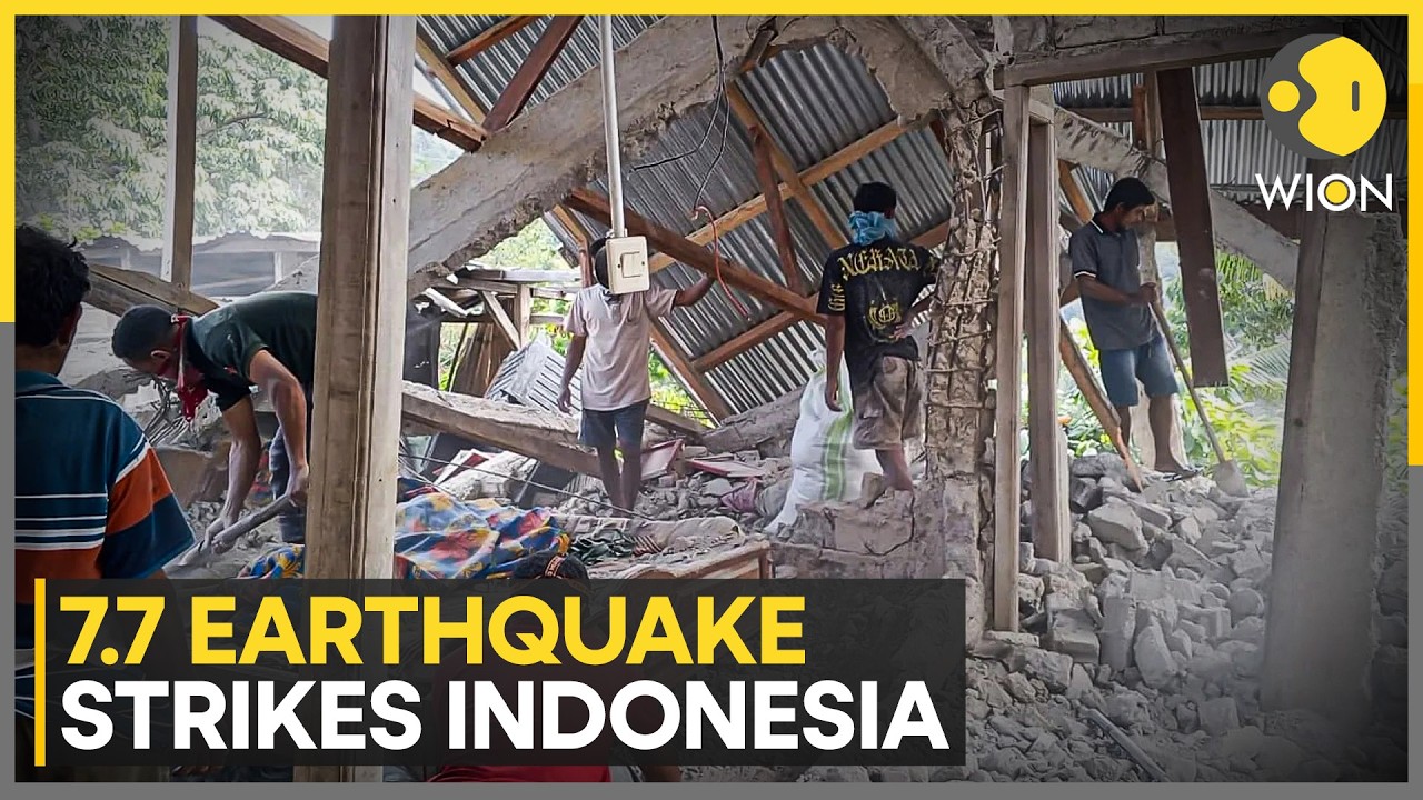 Indonesia Earthquake: 7.7-Magnitude Quake Kills 38 | Tsunami Warning Issued Then Lifted
