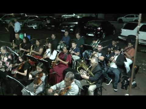 Banda de música de Caçu Goiás , culto evangelístico 18/7/26