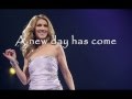 Celine Dion - A New Day Has Come Lyrics 