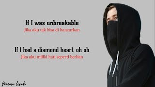 Download lagu Alan Walker - Diamond Heart (feat. Sophia Somajo) | Lirik dan terjemahan Indonesia mp3