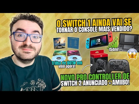 NEW PRO CONTROLLER FOR SWITCH 2! HAS THE SWITCH 1 ALREADY SURPASSED THE DS IN SALES? BOTW SOUNDTR...