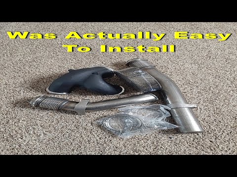 F250 F350 6.0 Powerstroke Swag 304 Bellowed Up Pipe Install Without Removing Turbo