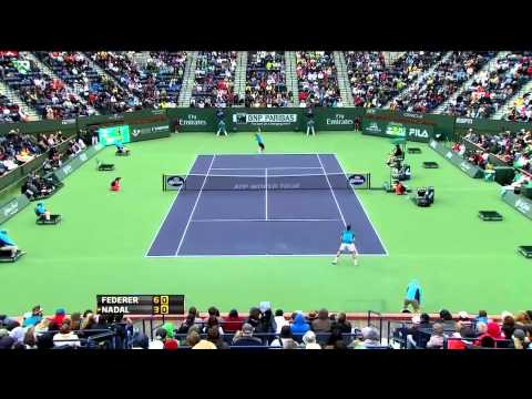 Indian Wells 2012 Halve Finale - Roger Federer vs Rafael Nadal