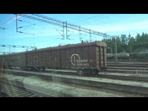 Summer 2017: VR Allegro Train St-Petersburg - Helsinki, Part 1, Passing the Finnish-Russian border