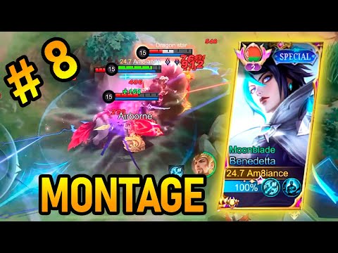 Benedetta Montage #8 - She is the Sword! 🔥Best Moments🔥 Benedetta MLBB