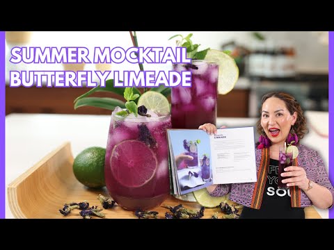 Summer Mocktail Recipe | Butterfly Limeade 🦋