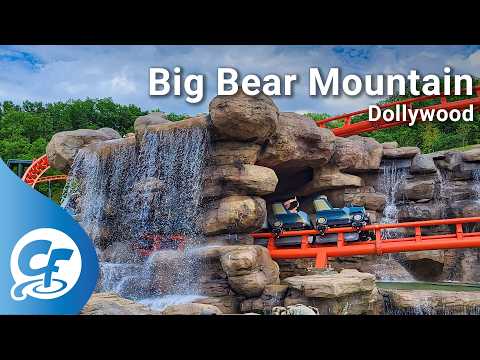 Off-ride footage of a Big Bear Mountain train
