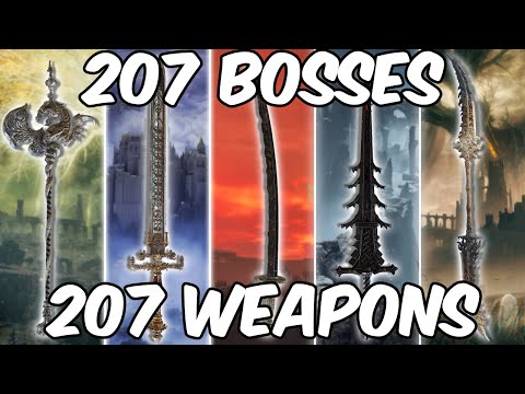 Beating Every Boss in Elden Ring with a Different Weapon