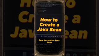 how to create a java bean, java bean vs pojo vs spring beans, ejb spring spring boot