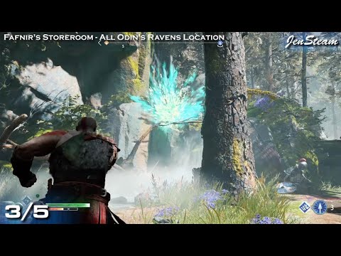 God of War All Odin's Ravens in Fafnir's Storeroom (Allfather Blinded Trophy)