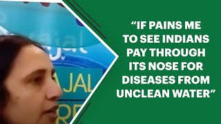 \"If pains me to see Indians pay through its nose for diseases from unclean water\" image