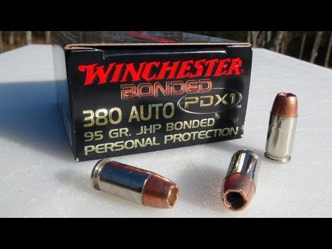 .380 ACP Winchester PDX1 Ammo Gel Test