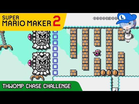 Thwomp Chase Challenge - UNCLEARED EXPERT Levels in Mario Maker 2