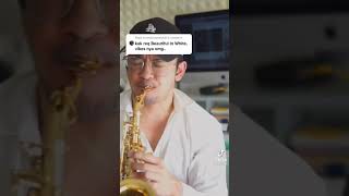 Beautiful in white (cover) saxophone