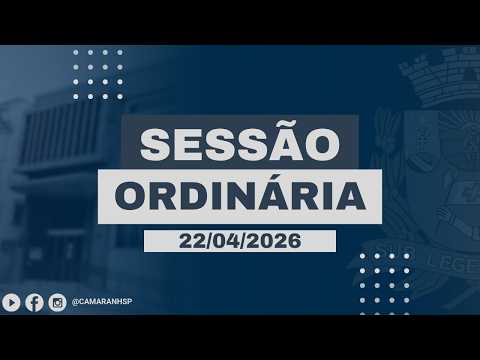 Sessão Ordinária 22/04/2026