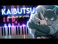 [FULL]Kaibutsu - BEASTARS Season 2 OP | YOASOBI (piano)