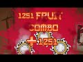 Getting A 1251 Fruit Combo In Fruit Ninja Classic