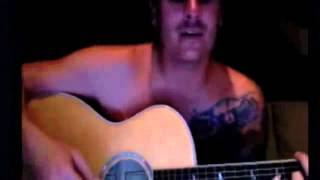Tom Delonge playing &#39;Box Car Racer - Watch The World&#39; Acoustic