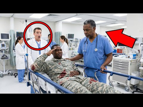 The doctors mocked the "new nurse" — until a commander paid him tribute.