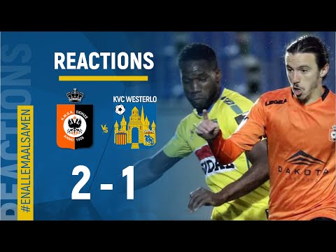 Reactions Deinze - Westerlo