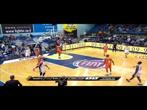 6 combined Dunks from Bney Herzelia vs. Maccabi Rishon-Lezion ,12/16/2014