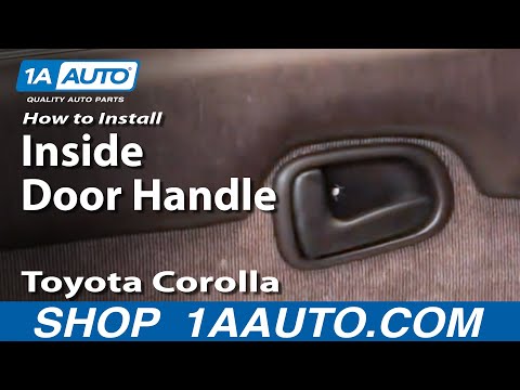 How to Replace Interior Door Handle 93-97 Toyota Corolla