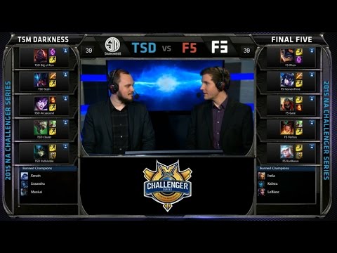 NA CS TSD vs F5 Game 4 (NA CS Spring 2015)