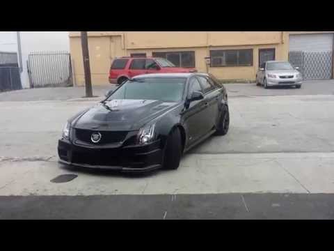 Modded 10 sec. CTSV wagon arriving and leaving the detail shop