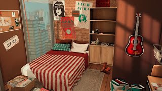 broke girl's apartment || the sims 4 cc speedbuild