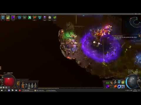 POE [3.6 Synthesis leauge] Trickster Toxic Rain - Minotaur run with MF Gear
