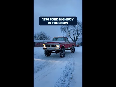 This Ford F250 Highboy is ready for the snow! #shorts